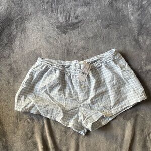 Brandy Melville blue heart shorts